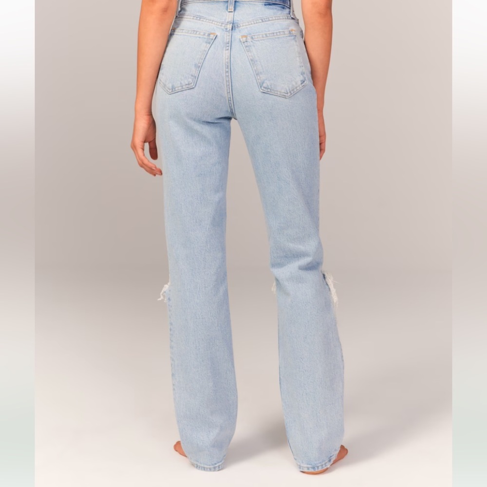 Abercrombie & Fitchburg Vintage 90’s Straight Ultra High Rise